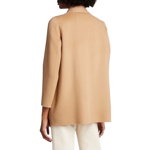 EUC/LIKE NEW Theory Clairene Double-Face Wool Cashmere Jacket/Coat in Camel - S - Picture 5 of 13